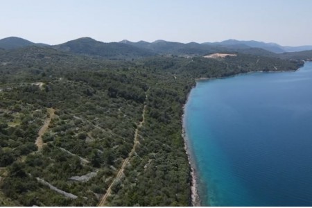 Dugi otok, Zaglav - građevinsko zemljište s otvorenim pogledom na more, 485 m2