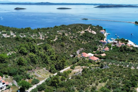 Dugi otok, Zaglav - građevinsko zemljište s pogledom na more, 563 m2