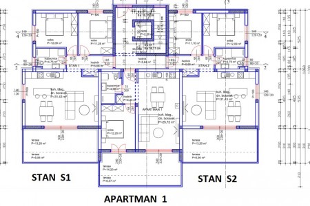 Turanj -  jednosoban stan u blizini plaže, novogradnja, 62,74 m2