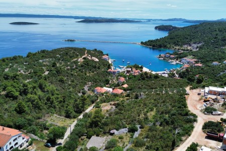 Dugi otok, Zaglav - građevinsko zemljište s pogledom na more, 563 m2