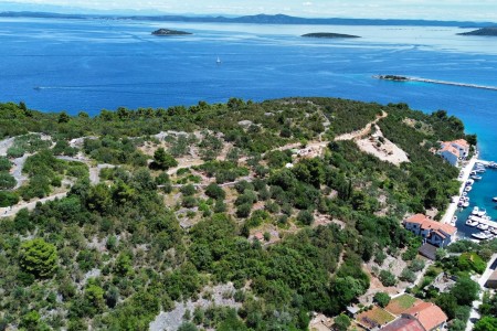 Dugi otok, Zaglav - građevinsko zemljište s otvorenim pogledom na more, 505 m2