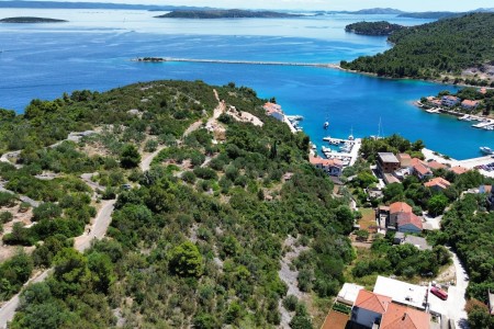 Dugi otok, Zaglav - građevinsko zemljište s otvorenim pogledom na more, 505 m2