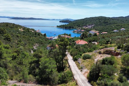 Dugi otok, Zaglav - građevinsko zemljište s pogledom na more, 603 m2