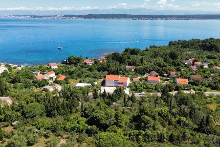 Pašman, Ždrelac - građevinsko zemljište s pogledom na more, 1743 m2