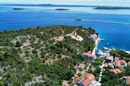 Dugi otok, Zaglav - građevinsko zemljište s pogledom na more, 726 m2